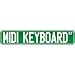 New  Midi Keyboard St .  Street Sign Instruments