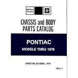 1965 1972 1973 1974 1975 PONTIAC Parts Book List Guide by Pontiac