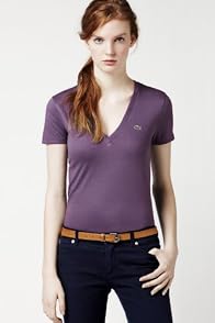 Short Sleeve Jersey V-neck T-shirt