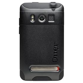 OtterBox au HTC EVO WiMAX ISW11HT Commuter Case with Screen Protector, Black �I�b�^�[�{�b�N�X �R�~���[�^�[�E�P�[�X �i�t���ی�V�[�g���j �u���b�N HTC4-EVO4G-20-C4OTR