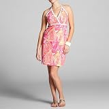 Lilly Pulitzer Britt Printed Halter Dress, 0, Yellow