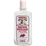 Alcohol-Free Rose Petal Witch Hazel Toner - with Aloe Vera and Vitamin E, 11.5 oz