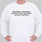 Beating Cerebral Astrocytoma/Malignant Glioma Together Sweatshirt XX-Large White
