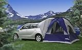 SUV Compact - Dome To Go - Universal - Blue/Grey Compact SUV Sport Tent-Measures 8' x8' x76