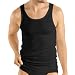 Skiny Herren Unterhemd 2 er Pack SKINY Advantage Men / 6037 Hr. Tank Top DP, Gr. 48 (M), Schwarz (7665 BLACK)