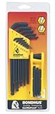 Bondhus 14189 Bonus Pack, Balldriver L-wrench Set #10937 (.050-3/8-Inch) & GorillaGrip Hex Fold-up Set #12589 (5/64-1/4-Inch)