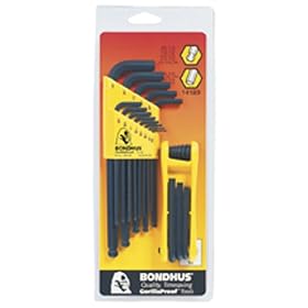 Bondhus 14189 Bonus Pack, Balldriver« L-wrench Set #10937 (.050-3 8-Inch) and GorillaGrip« Hex... by Bondhus Corporation