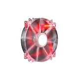Cooler Master R4-Lus-07ar-Gp Megaflow 200 Red Led Silent Case Fan Add Extra Cooling Noise Level