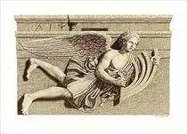 Greek Friezes Art Poster Print by Stuart & Revett, 19x15