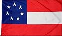 1st Confederate Flag - 3 foot by 5 foot Polyester (NEW)