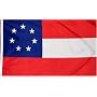 1st Confederate Flag - 3 foot by 5 foot Polyester (NEW)