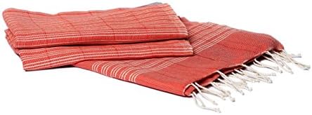 Nagna Serengeti Camp Towel (Coral) w/Travel Bag (39"x70")