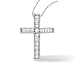 1/2ct tw cross pendant