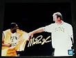 Magic Johnson Los Angeles Lakers Signed 16X20 Photo - (Bird Retirement Night) - Autographed
