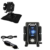 Samsung Yepp YP-T9 4GB Auto Bean Bag Dash Holder with Car Charger - Uses Gomadic TipExchange