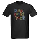 Math Geeks Rock Nerd Humor Dark T-Shirt