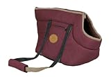 Tasche Viktoria Mikrofaser, 26 × 29 × 50 cm, weinrot/braun