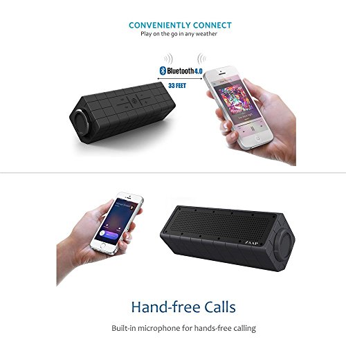 zaap aqua pro waterproof bluetooth speaker