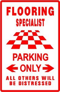 FLOOR - CARPET PARKING home business sign