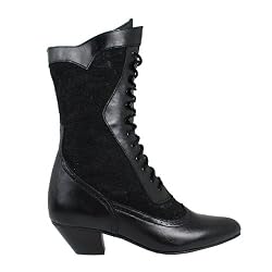 Cathedral Bridal Boots, Black