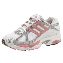 adidas Women's Supernova Cushion Running Shoe,White/Soft Pink,5 M
