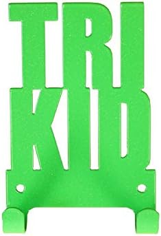 4 inch 2 Hook TRI KID Green Medal Holder