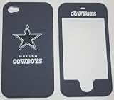 Licensed Dallas Cowboys football Apple iPhone 4 Faceplate Hard Cell Protector housing Case Cover Snap On NEW !!