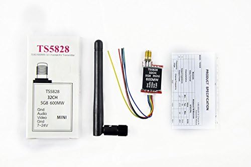 Catmood TS5828 5.8Ghz 32Ch 600mW FPV AV Wireless Transmitter for Mini Multicopter 250QAV