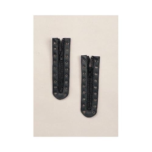 Lace in boot zippers