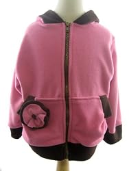 Corky Watermelon/Choc Zip Hoodie Coat