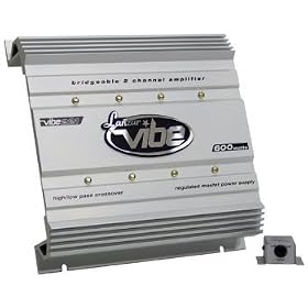 Lanzar VIBE221 Vibe 600 Watt 2 Channel Mosfet Amplifier
