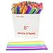 Case of 400 Neon Colors Spoon Straws Snow Cone / Slushie Concession Supplies