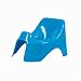 One Piece Potty Chair - Blue