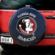 Florida State Seminoles NCAA Spare Tire Cover (Black) by Fremont Die