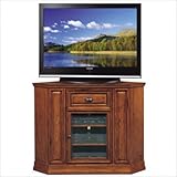 Riley Holliday Boulder Creek Oak 46"Wide High Corner TV Stand Cabinet