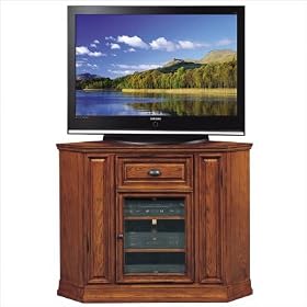 46" Boulder Creek Highboy Corner TV Stand in Oak