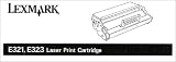 Lexmark( 12A7405 ) E321 E323 E323N E323T E323TN Optra laser black printer toner print cartridge High Yield