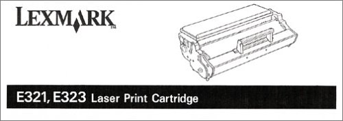 Lexmark( 12A7405 ) E321 E323 E323N E323T E323TN Optra laser black printer toner print cartridge High Yield