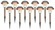 Strathwood 10 piece Outdoor Solar Light Set,  Copper