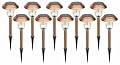 Strathwood 10 piece Outdoor Solar Light Set,  Copper