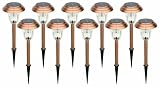 Strathwood 10 piece Outdoor Solar Light Set,  Copper