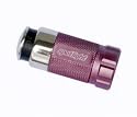 Pink LED CAR TORCH - RECHARGEABLE in 12V car socket - aluminium - tough & bright - by Spotlight