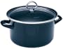 Chantal Enamel-On-Steel 4-Quart Soup Pot with Glass Lid, Cobalt Blue