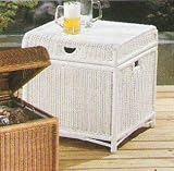 All Weather Beverage Cube Wicker-Natural