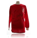 Liverpool 1965 FA Cup final shirt - personally signed by ten of the players