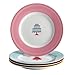 Cake Boss Serveware Dessert Plate, 4 Piece Set, Print