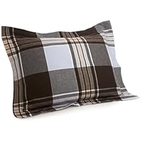 Pinzon 160-Gram Yarn-Dyed Flannel Standard Sham, Hyde Park