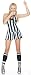 Sexy Football Referee Halter Dress Halloween Costume