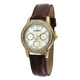 Peugeot Womens 3025 Gold-Tone Swarovski Crysta