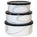 Corelle Coordinates 6-Piece Small Bowl Set, Simple Lines